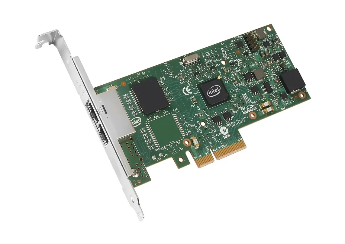 I350F2 Intel Ethernet Server Network Adapter - PCI Expr...