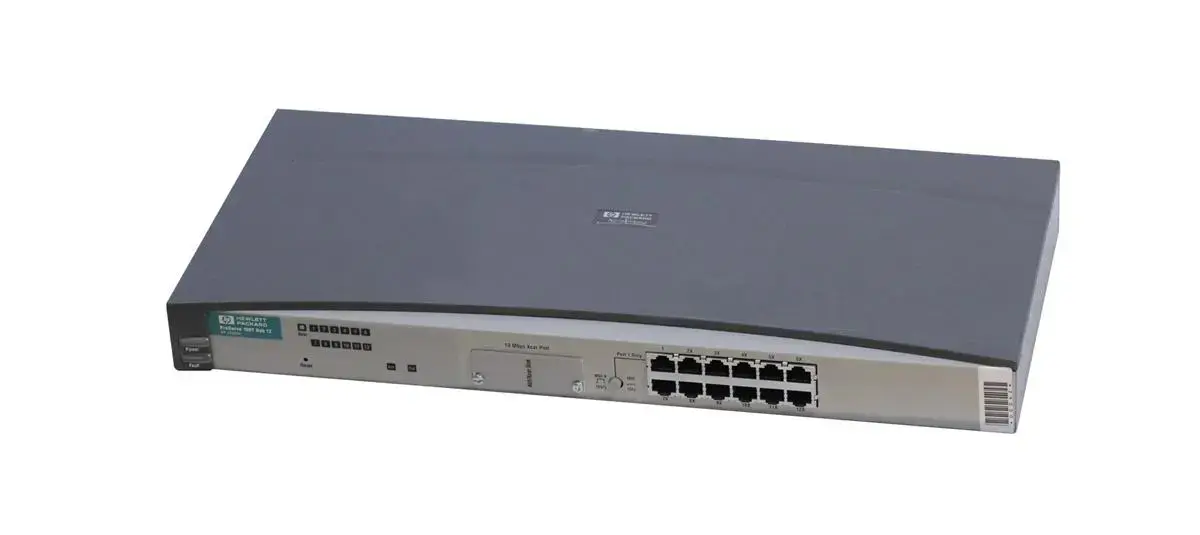 J3300-69001 HP ProCurve 10Base-T Ethernet Hub 12-Port 1 Transceiver Slot