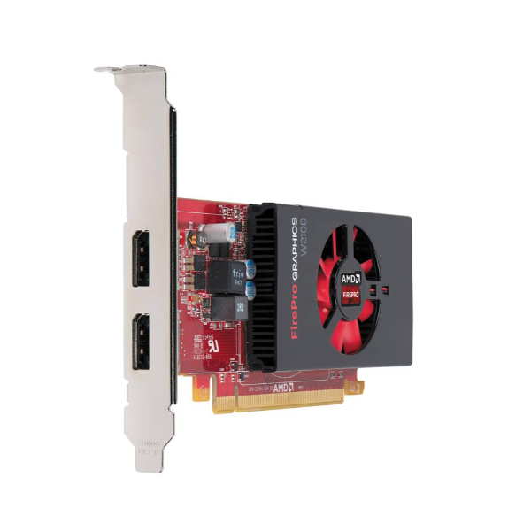 J3G91AT HP AMD FirePro W2100 2GB GDDR5 PCI-Express Vide...