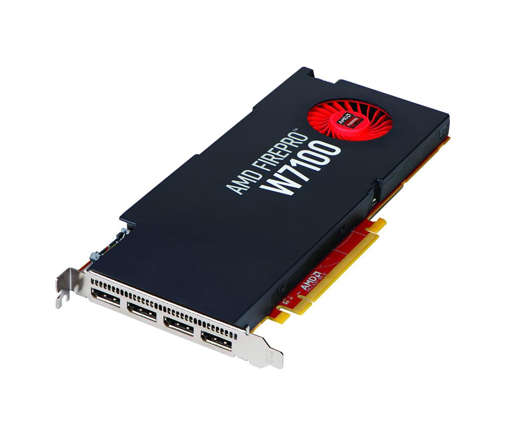 J3G93AA HP AMD FirePro W7100 8GB GDDR5 256-Bit 4x DisplayPort PCI-Express 3.0 x16 Video Graphics Card