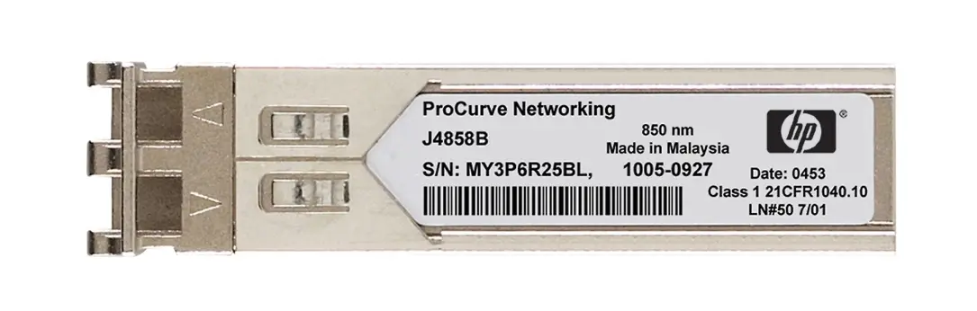 J4858-69101 HP ProCurve X121 Gigabit-SX-LC SFP Mini-GBI...
