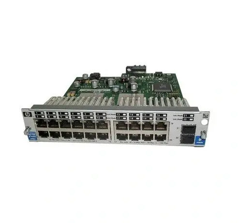 J4908A#ABA HP ProCurve 4100GL 20-Port 1000Base-T 2 x SFP (Mini-GBIC) Gigabit Ethernet Switch Expansion Module