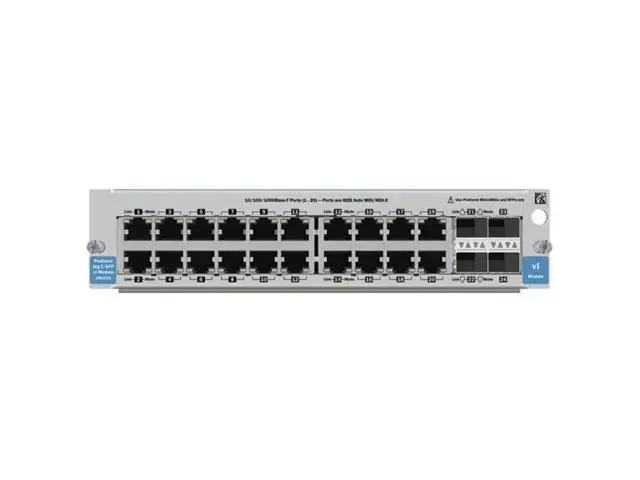 J9033A#ABA HP ProCurve Switch VL 20-Port 10/100Base-TX Ethernet Switch Module + 4 x SFP (Mini-GBIC)