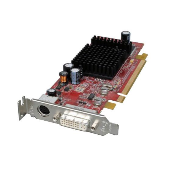 J9133 Dell ATI RADEON X600 PCI-Express 128 MB DDR SDRAM DVI-I/S-VIDEO HH Low Profile Graphics Card