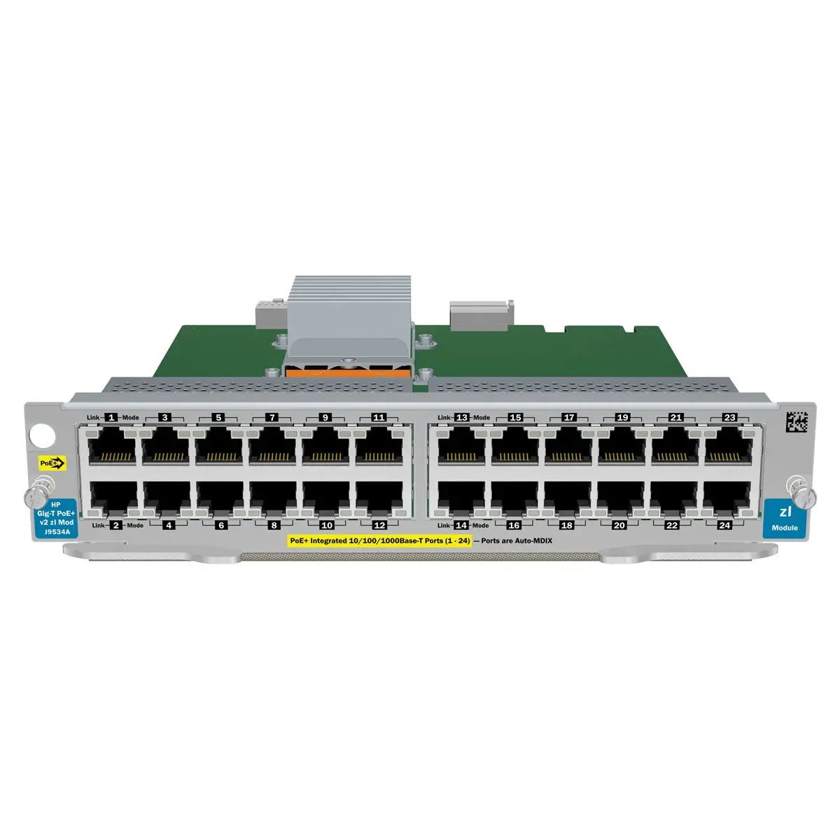 J9534-61001 HP ProCurve 24-Port x Gigabit LAN PoE+ V2 ZL Expansion Module