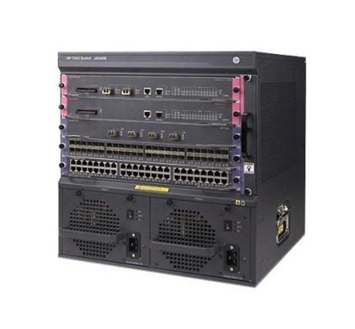 JD240B - HP 7503 Switch 5-slot horizontal chassis, 9U, with 3 I/O and 2 fabric slots