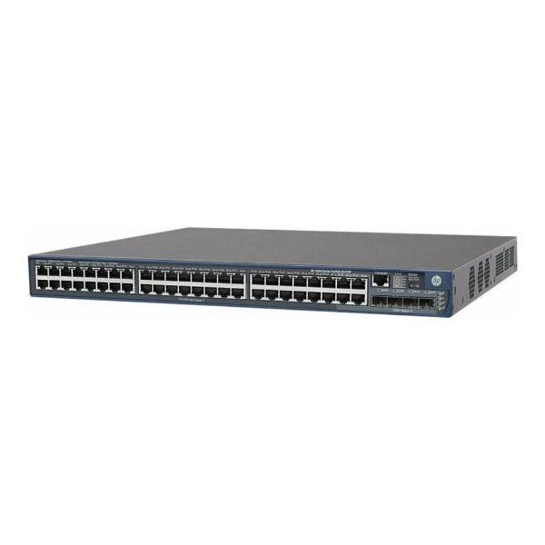 JD370A HP A5500-48G 48-Port + 4 x Shared SFP (mini-GBIC) Layer-4 Stackable Managed Gigabit Ethernet Switch
