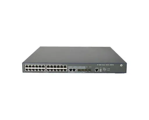 JG301-61001 HP ProCurve 3600-24-PoE+ 24-Ports 100Base-TX 2-Ports 1000Base-T 4-Ports SFP (mini GBIC) Managed Gigabit Ethernet V2 EI Switch