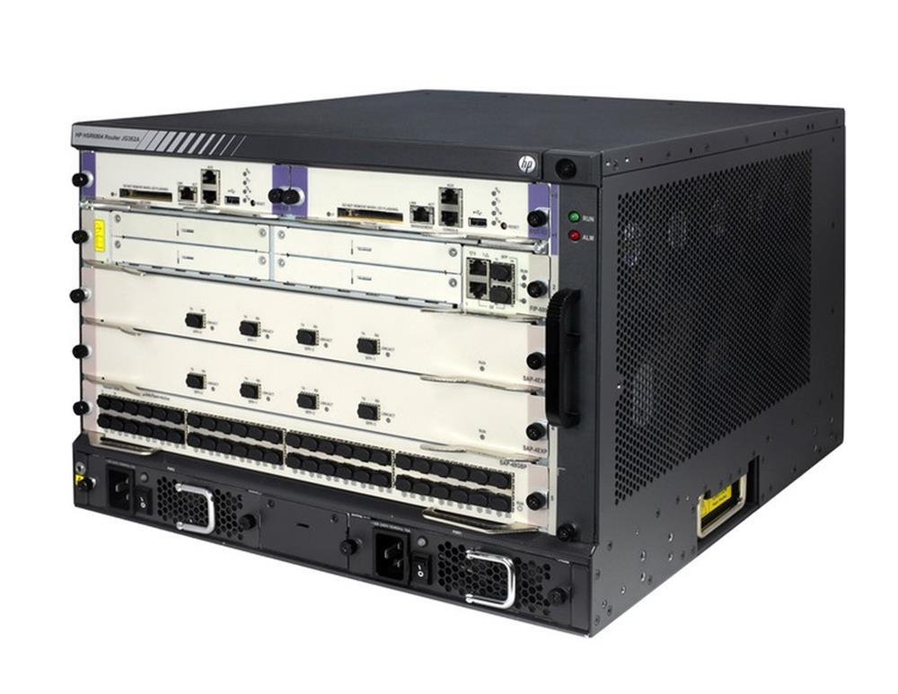 JG362B HP HSR6804 Router Chassis,  backplane bandwidth and 480 