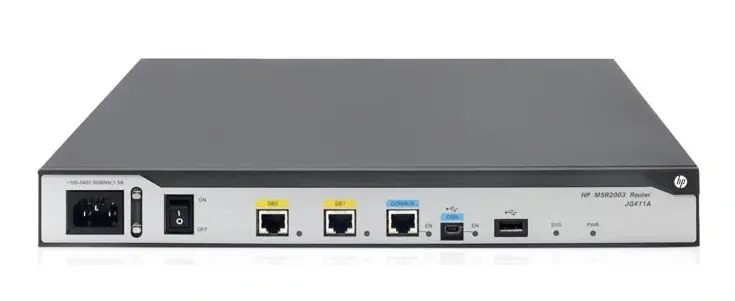 JG408A HP MSR3024 10/100/1000Base-T Gigabit Ethernet 1U Rack-mountable Router