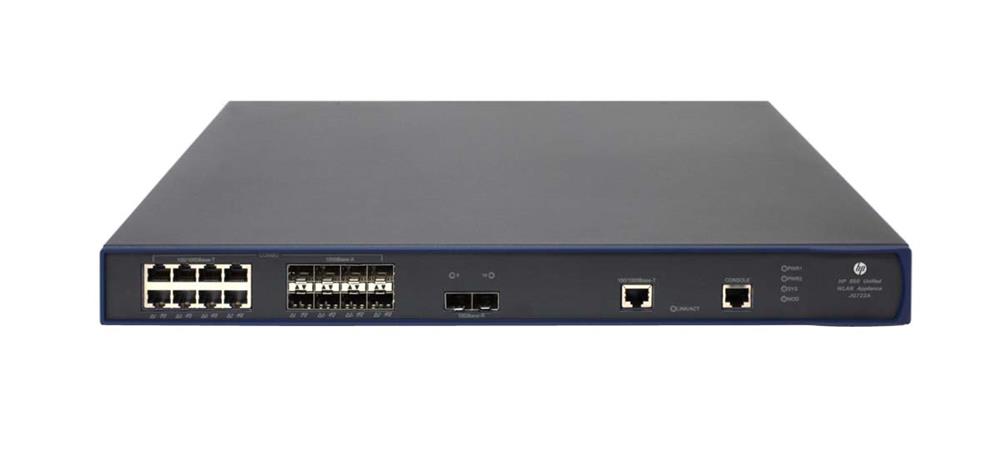 JG722A HP 850 Series Unified Wired-WLAN Appliance 8-Port Gigabit SFP Switch