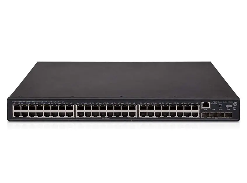 JG939-61001 HP FlexNetwork 5130-48G 48-Port x RJ-45 10/100/1000Base-T Layer-3 Rack-Mountable Ethernet Switch