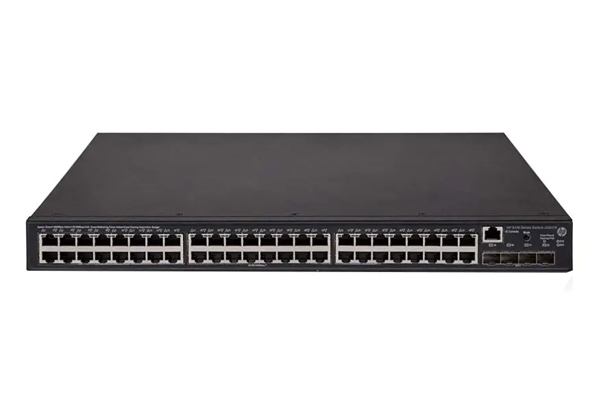 JG941-61001 HP FlexNetwork 5130-48G 48-Port x RJ-45 10/100/1000 Layer-3 Rack-Mountable Gigabit Ethernet Switch