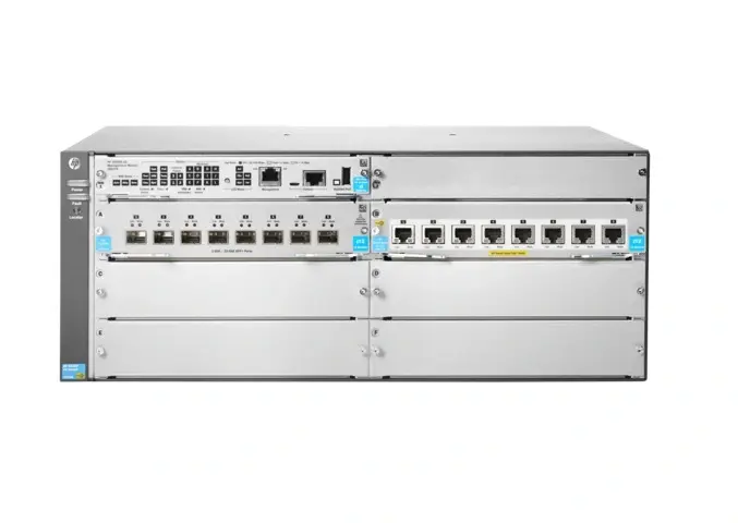 JL002-61001 HP Aruba 5406R 8-Port 1/2.5/5/10GBASE-T PoE+/8-Port SFP+ v3 zl2 Switch Aruba 5406R 8-Port 1/2.5/5/10GBASE-T PoE+/8-Port SFP+ v3 zl2 Switch