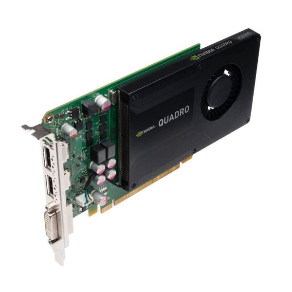 K2000D Nvidia Quadro 2GB PCI-Express x16 Dl-DVI+ 2x DisplayPort Video Graphics Card