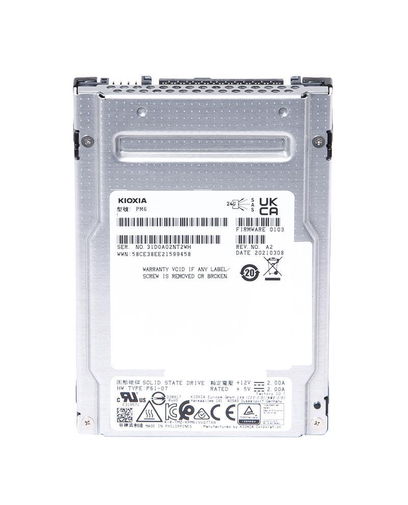 KPM6XMUG400G TOSHIBA 400gb Sas-12gbps Pm6 Series Write Intensive Bics Flash 3d Tlc 2.5in Solid State Drive