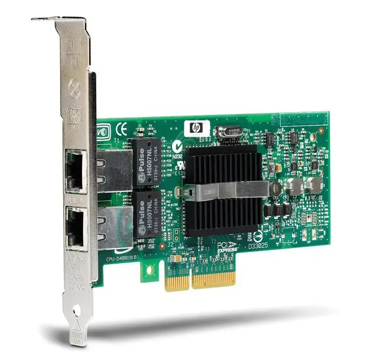 KU004AA HP NC360T PCI-Express Dual Port 10/100/1000Base-T Gigabit Ethernet Network Interface Card