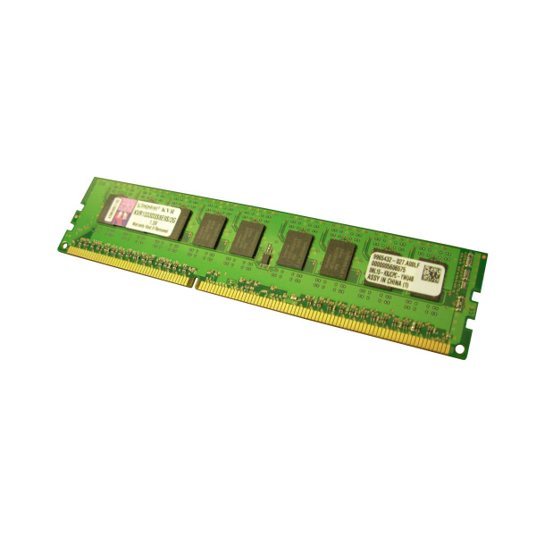 KVR1333D3S8E9S/2G Kingston 2GB DDR3-1333MHz PC3-10600 ECC Unbuffered CL9 240-Pin DIMM 1.5V Single Rank Memory Module