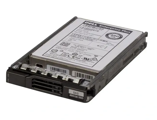 M854P Dell Enterprise Plus 480GB Multi-Level Cell (MLC) SAS 12Gb/s Read Intensive 2.5-inch Solid State Drive