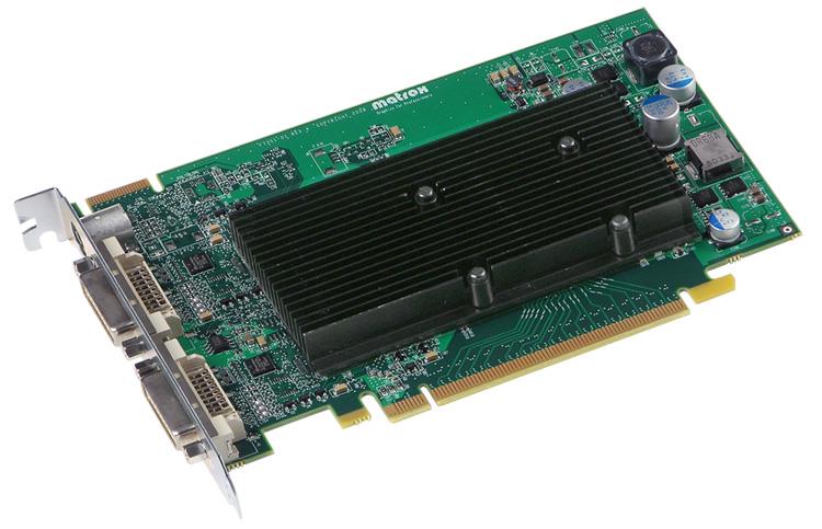 M9120-E512F Matrox M9120 Dualhead PCI-Express X16 512MB DDR2 SDRAM Graphics Card