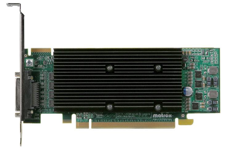 M9140E512LAF Matrox Graphics Matrox M9140 512MB GDDR2 PCI-Express x16 4x DVI Low Profile Workstation Video Graphics Card