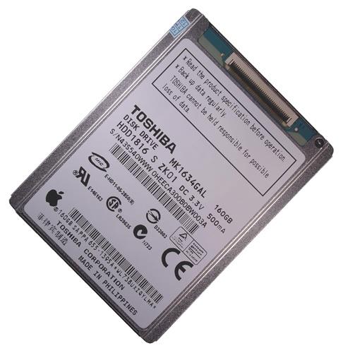 MK1634GAL Toshiba 160GB 4200RPM ATA-100 ZIF Connector 8...