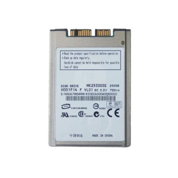 MK2533GSG Toshiba 250GB 5400RPM SATA 3GB/s 16MB Cache 1...