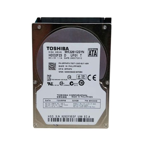 MK3261GSYN Toshiba 320GB 7200RPM 16MB Cache SATA 3GB/s ...