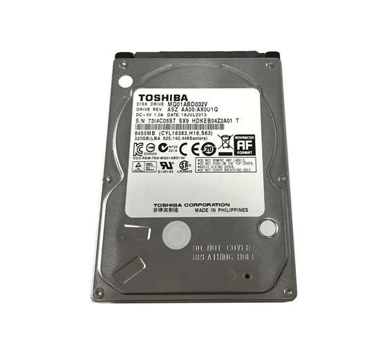 MQ01ABD032V Toshiba 320GB 5400RPM SATA 3GB/s 16MB Cache...