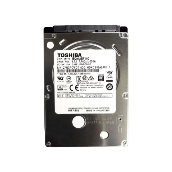 MQ04ABF100 Toshiba 1TB 5400RPM SATA 6GB/s 2.5-inch Hard...