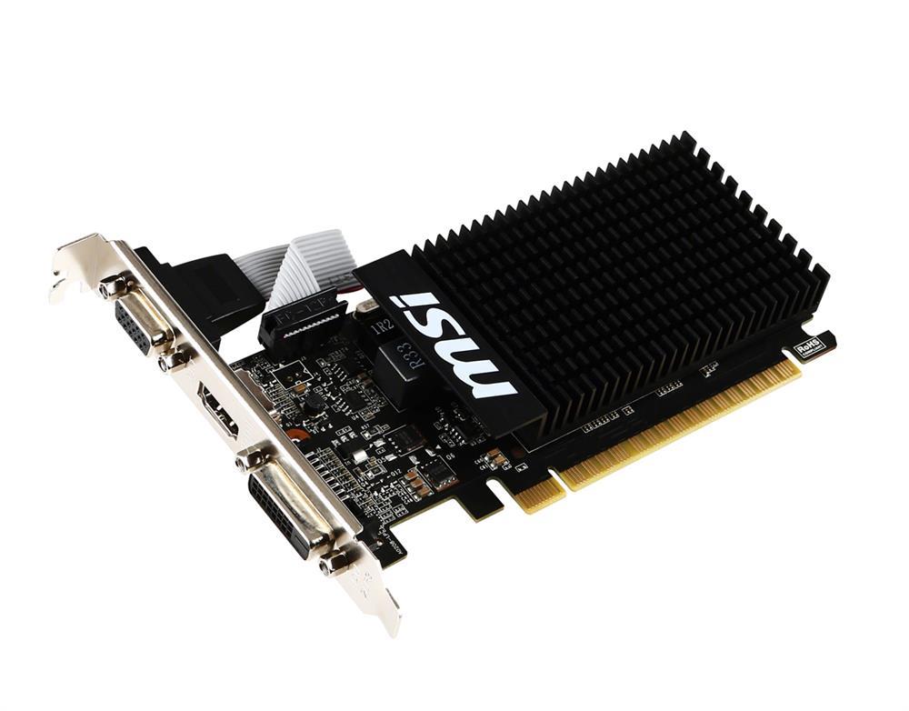 MSI-710G2H MSI Nvidia GeForce GT 710 2GB DDR3 64-Bit VGA/ Dual Link DVI-D/ HDMI PCI-Express 2.0 x16 Video Graphics Card