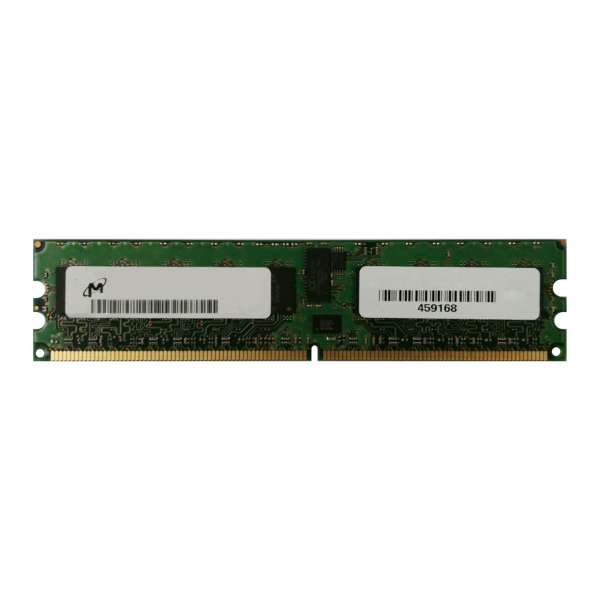 MT36HTF25672Y-667D1 Micron 2GB DDR2-667MHz PC2-5300 ECC Registered CL5 240-Pin DIMM 1.8V Dual Rank Memory Module