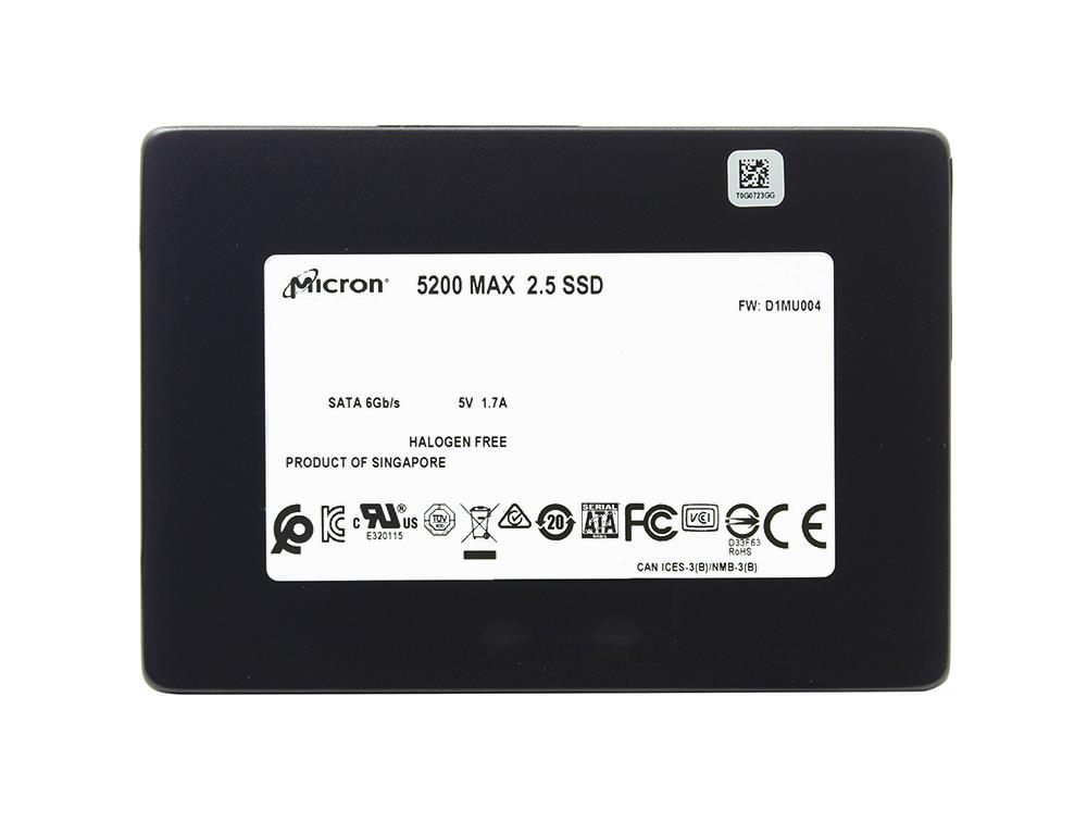 MTFDDAK1T9TDN-1AT1ZA MICRON YY 5200 Max Series 1.92tb Sata-6gbps 2.5inch 7mm Solid State Drive