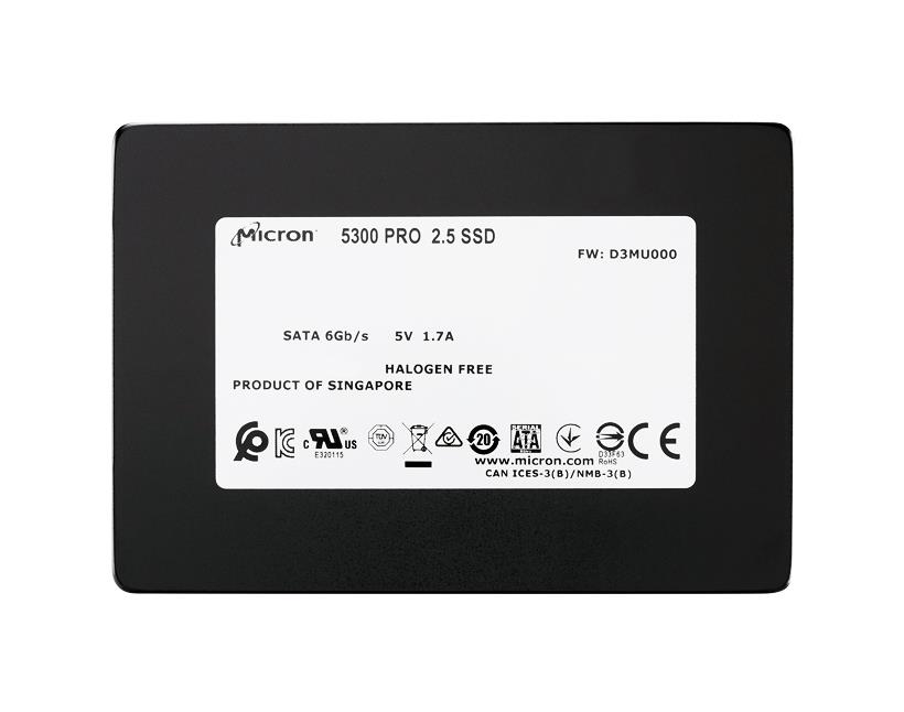 MTFDDAK1T9TDS-1AW15A MICRON 5300 Pro BYY 1.92tb 2.5 Inch Tcg Opal 2.0 Enterprise Solid State Drive Ssd