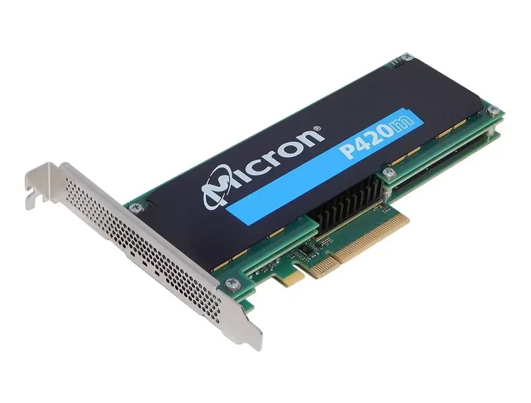 MTFDGAL350MAX-1AG13A Micron RealSSD P420m 350GB Multi-Level Cell PCI-Express Gen2 x8 NAND Flash 2.5-inch Solid State Drive