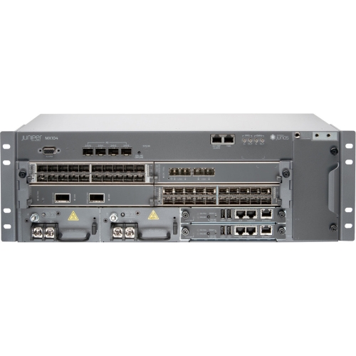 MX104-AC Juniper SFP+ RE-S-MX104 w/ x2 PWR-MX104-AC – U...