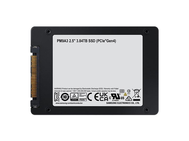 MZ-QL23T800 SAMSUNG Pm9a3 3.84tb 2.5inch Nvme Pcie-4 X4 U.2 Data Center Solid State Drive