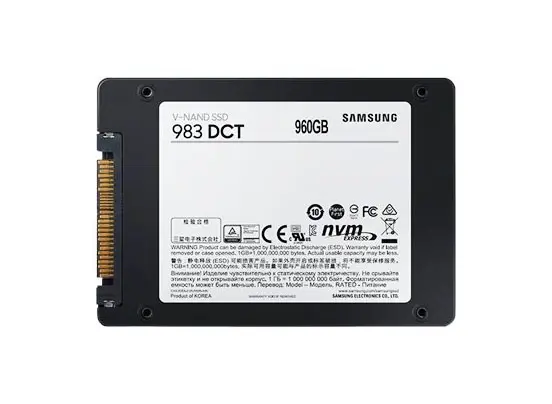 MZ-QLB960NE Samsung 983 DCT 960GB NVMe U.2 1.5GB Cache 2.5-inch Enterprise Solid State Drive