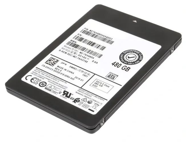 MZ7KH480HAHQ0D3 Samsung SM883 480GB SATA 6GB/s Mix Use 2.5-inch Solid State Drive