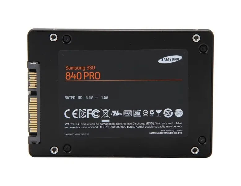 MZ7PD128HCFV-000H1 Samsung 840 PRO Series 128GB Multi-Level Cell (MLC) SATA 6Gb/s 2.5-inch Solid State Drive