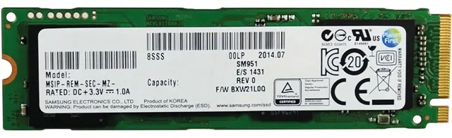 MZVKW512HMJP-000H1 Samsung 512GB M.2 2280 PCI-Express 3...