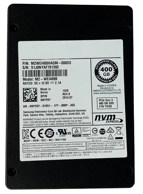 MZWEI400HAGM-000D3 Samsung 400GB Triple-Level Cell Mix ...