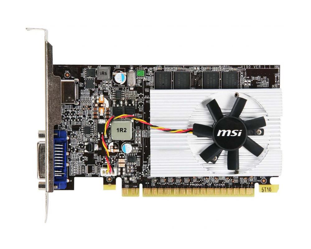 N210-MD512 MSI GeForce 210 512MB DDR2 64-Bit PCI-Expres...