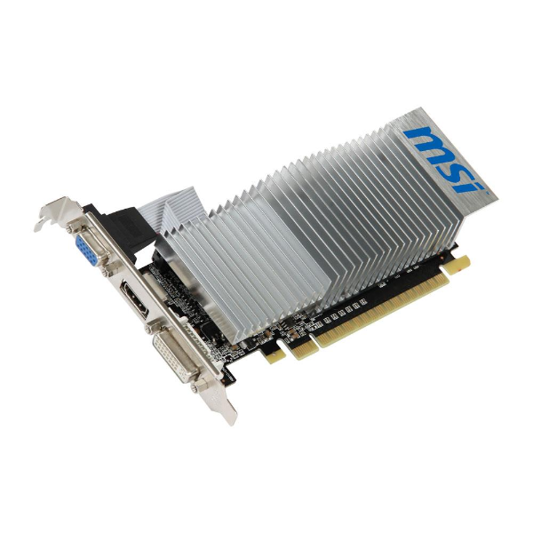 N2101GD3HLP MSI Nvidia GeForce 210 1GB DDR3 DVI/HDMI PCI-Express 2.0 x16 Low Profile Video Graphics Card