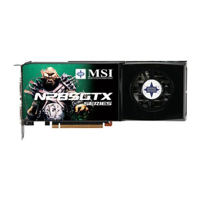 N285GTX-T2D1G MSI GTX 285 1GB GDDR-3 PCI-Express x16 512-Bit Dvi Hdmi Video Graphics Card