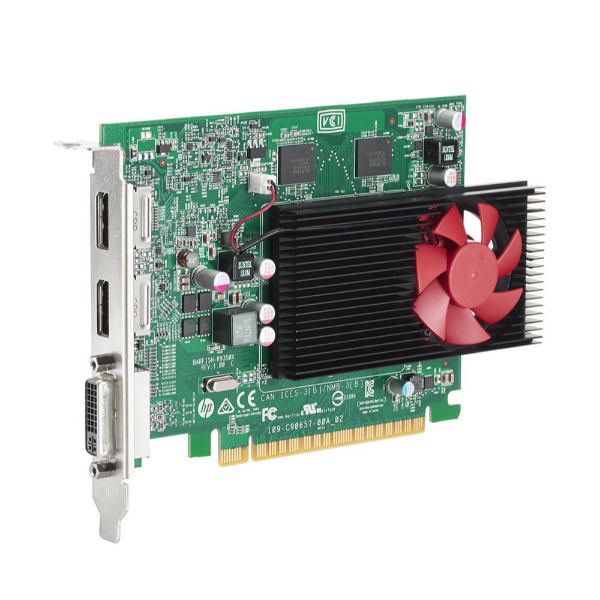 N3R91AT HP Radeon R9 350 Graphic Card 2GB PCI-Express 3...