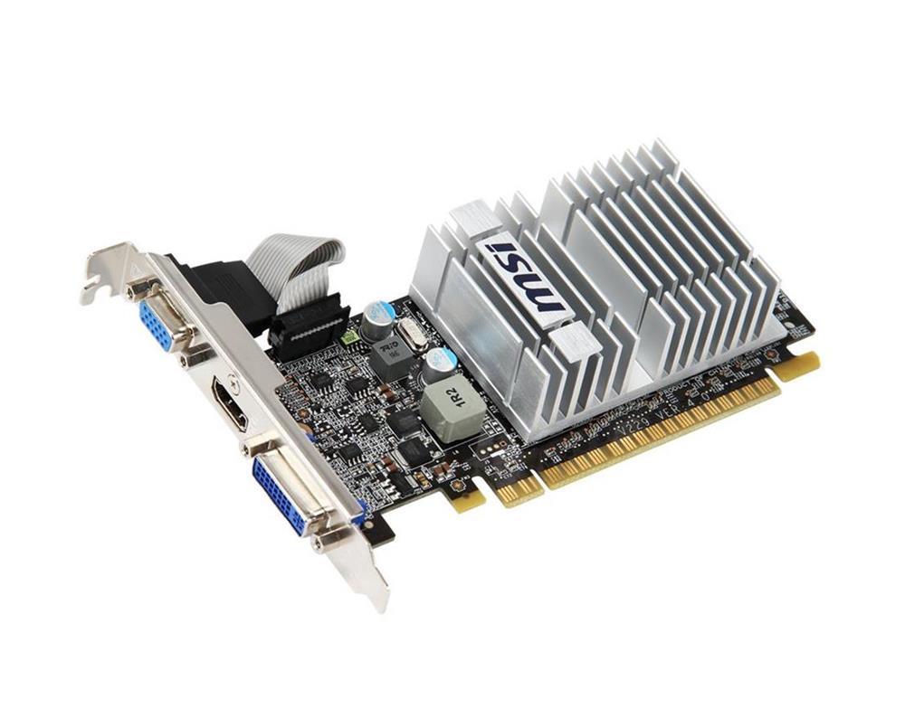 N8400GS-MD512H-PB-R MSI GeForce 8400GS 512MB GDDR2 PCI-Express PCI-Express DVI/VGA Low Profile Video Graphics Card