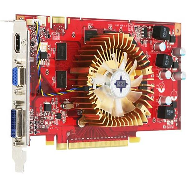 N9600GT-MD512 MSI GeForce 9600 GT 512MB DDR3 256-Bit PCI-Express 2.0 x16 Video Graphics Card