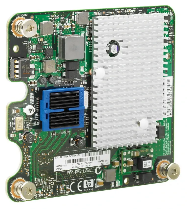 NC532M HP PCI-Express Dual Port Flex-10 10GBE Mezzanine Gigabit Ethernet Server Adapter for ProLiant c-Class BladeSystem