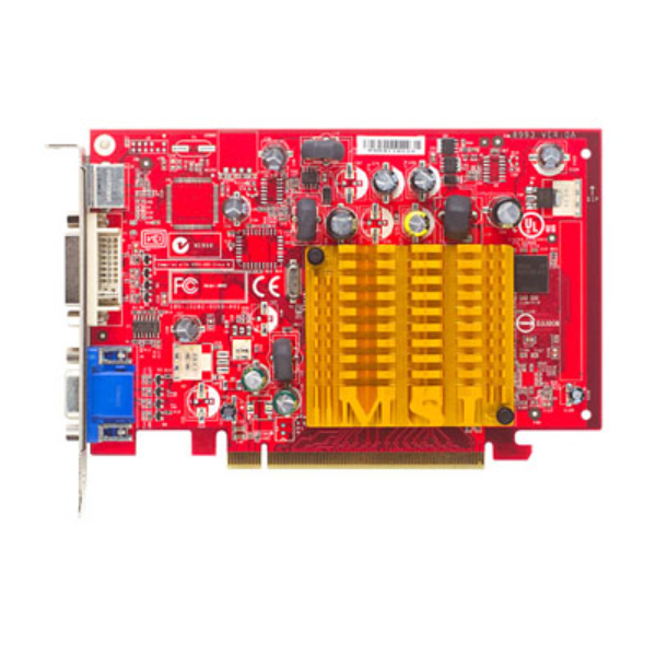 NX6200TC-TD16E MSI GeForce 6200 128MB TC PCI-Express TV...